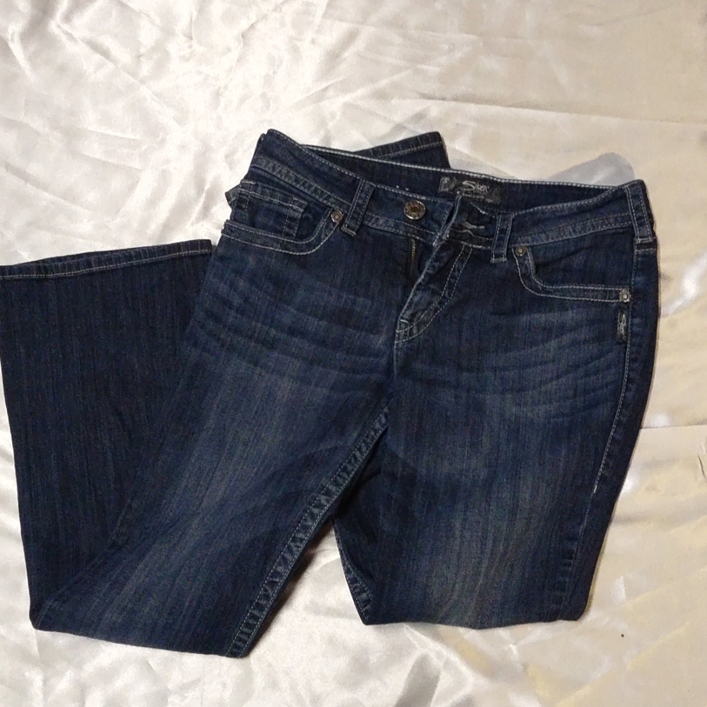 Sold Silver suki boot cut jeans size 29/30 - Picture 1 of 8